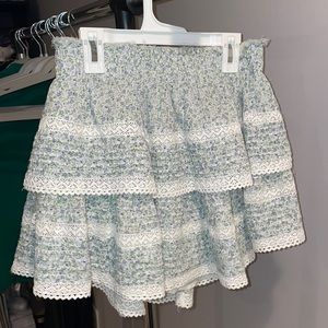 Aerie ruffle skirt